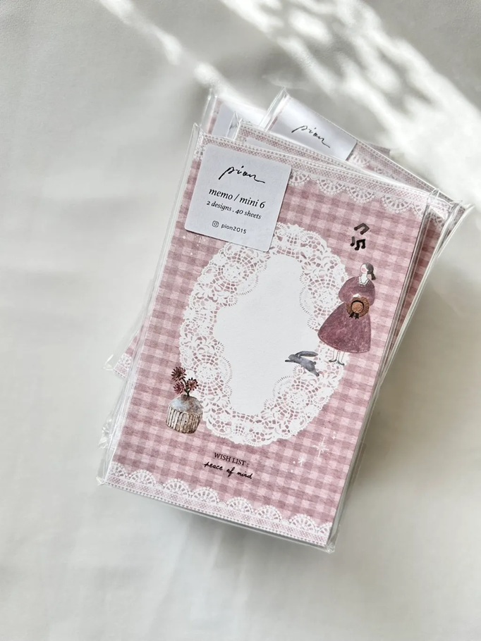 Pion．mini 6 Memo 便箋紙