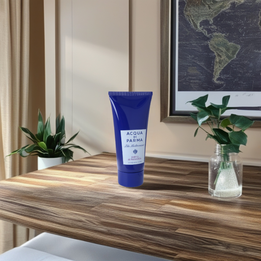 Acqua Di Parma 藍色地中海系列 Mirto di Panarea 加州桂淡香水禮盒組 (香水100ml+身體乳75ml+沐浴乳75ml)