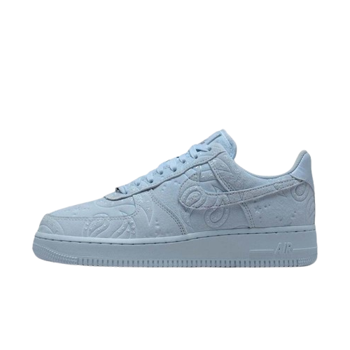 【官網限定】Nike Air Force 1 Low '07 PRM "Paisley Hydrogen" 氫藍 浮雕 女鞋 IO1259-400 I
