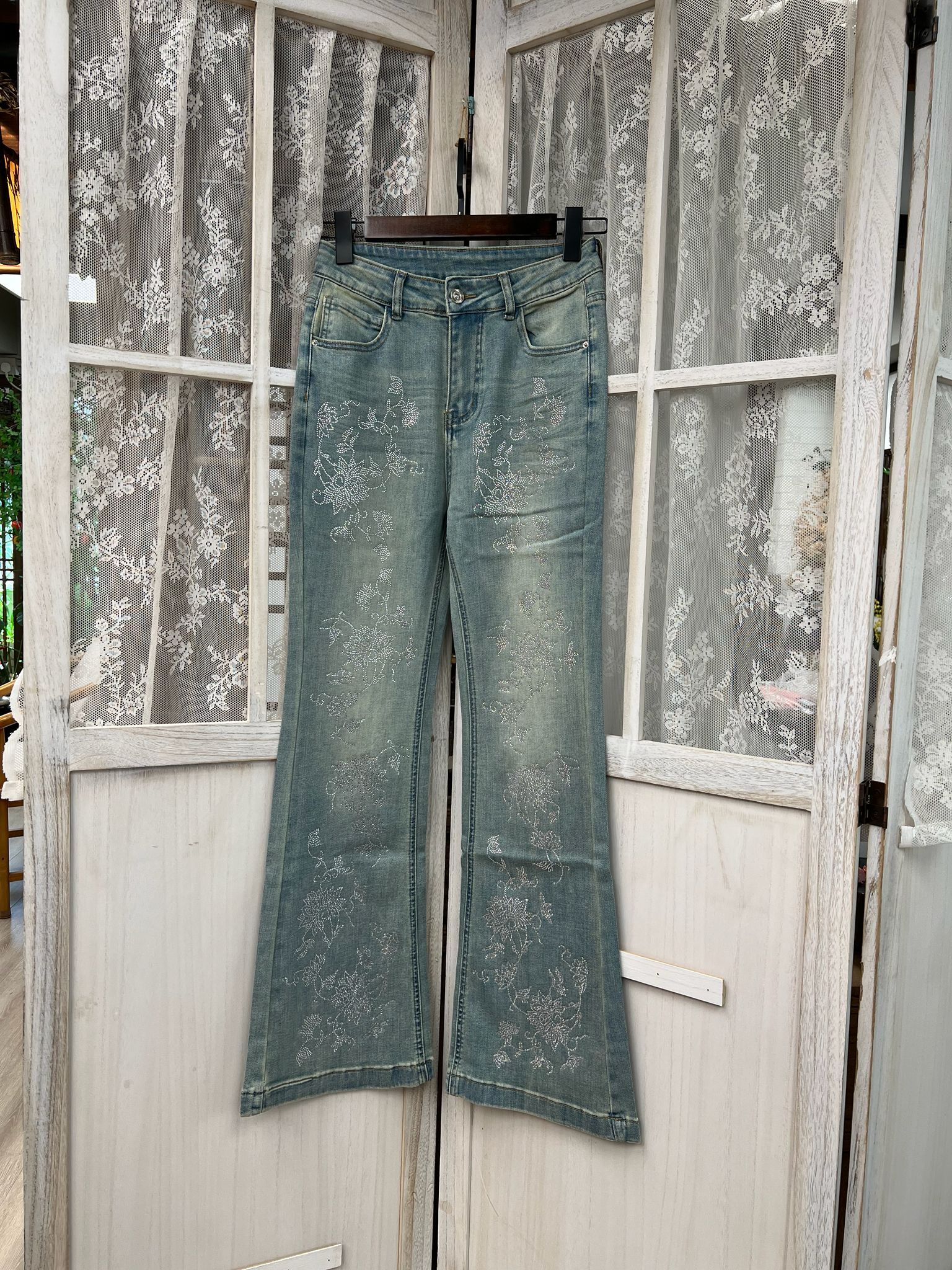 0211CT01-衣物CT-女裝牛仔褲[閃花] S碼(A1A), M碼(A1B), L碼 (A1C), XL碼(A1D)