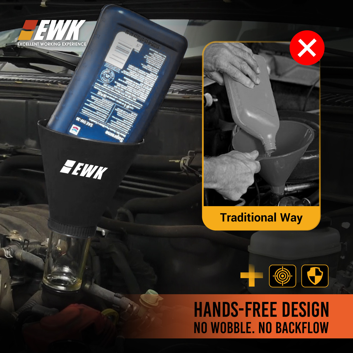 Engine Oil Funnel for Toyota, Lexus, Scion, Audi | EWK