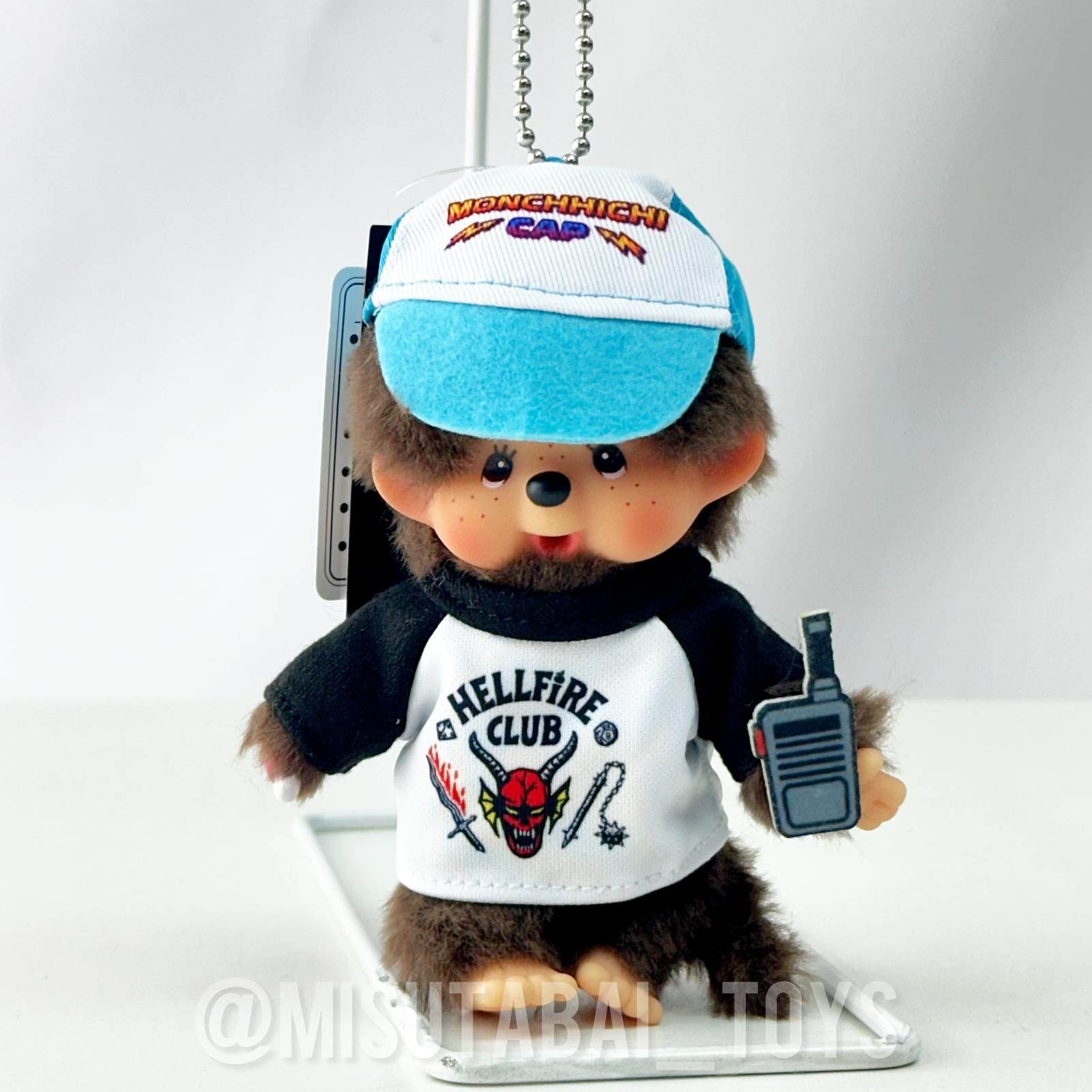 Monchhichi x Stranger Things Keychain (Hellfire Club)
