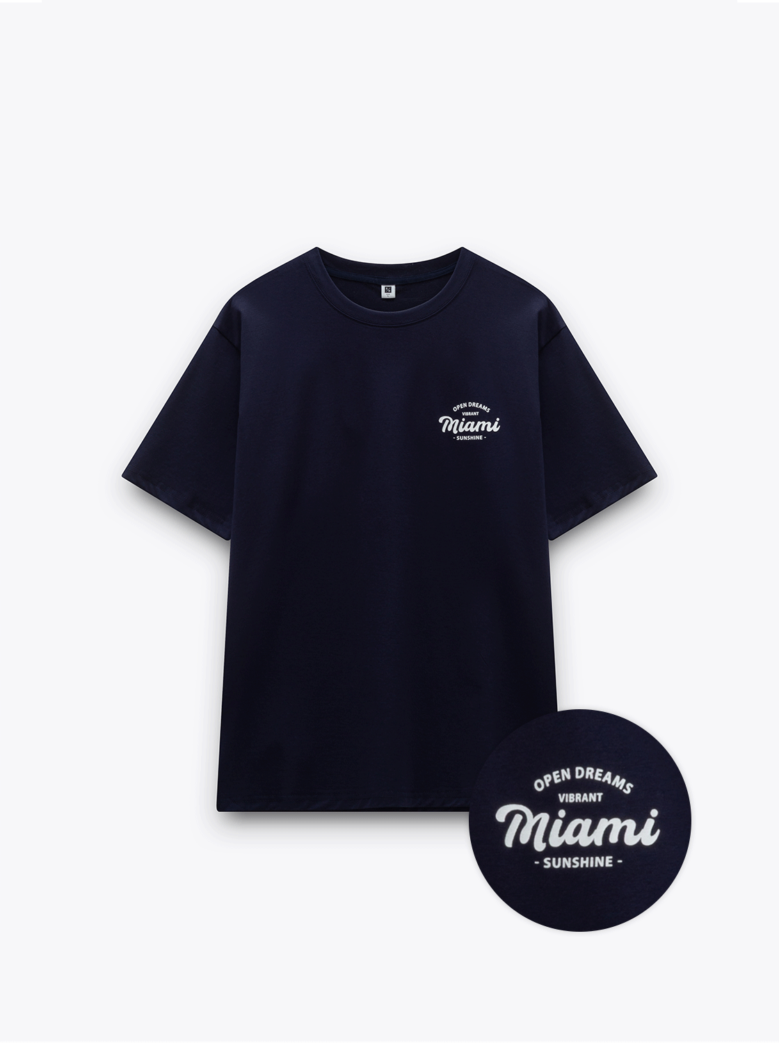 美式城市LOGO印花TEE