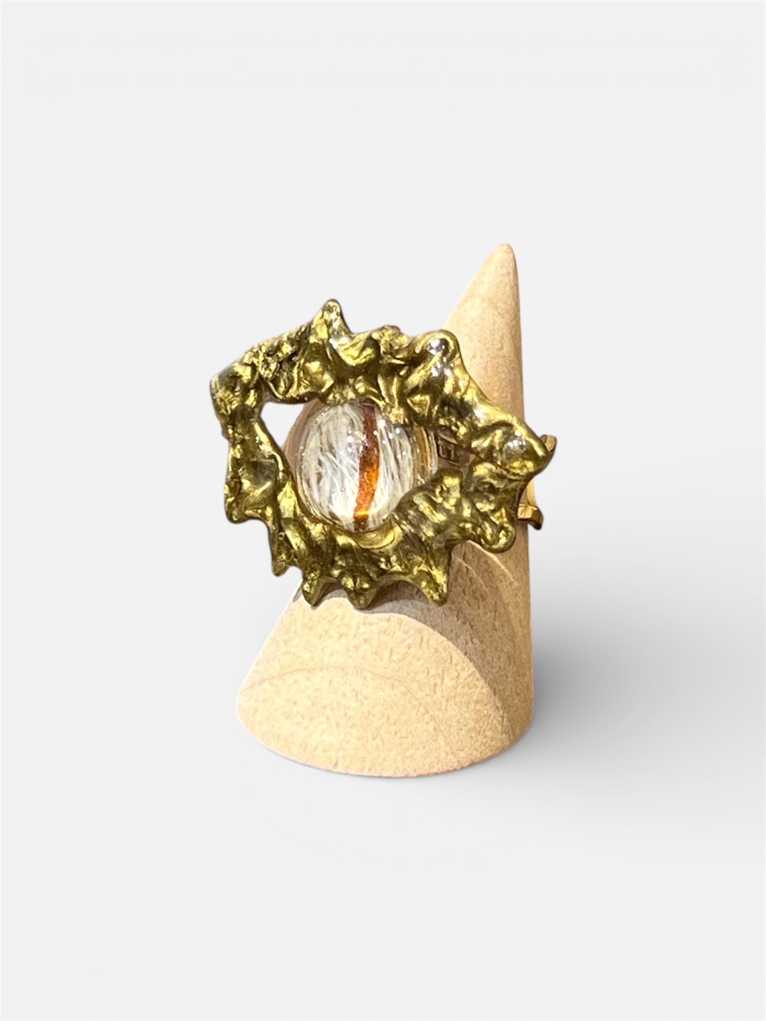 The Lovely Ring｜構樹皮戒指-貓眼