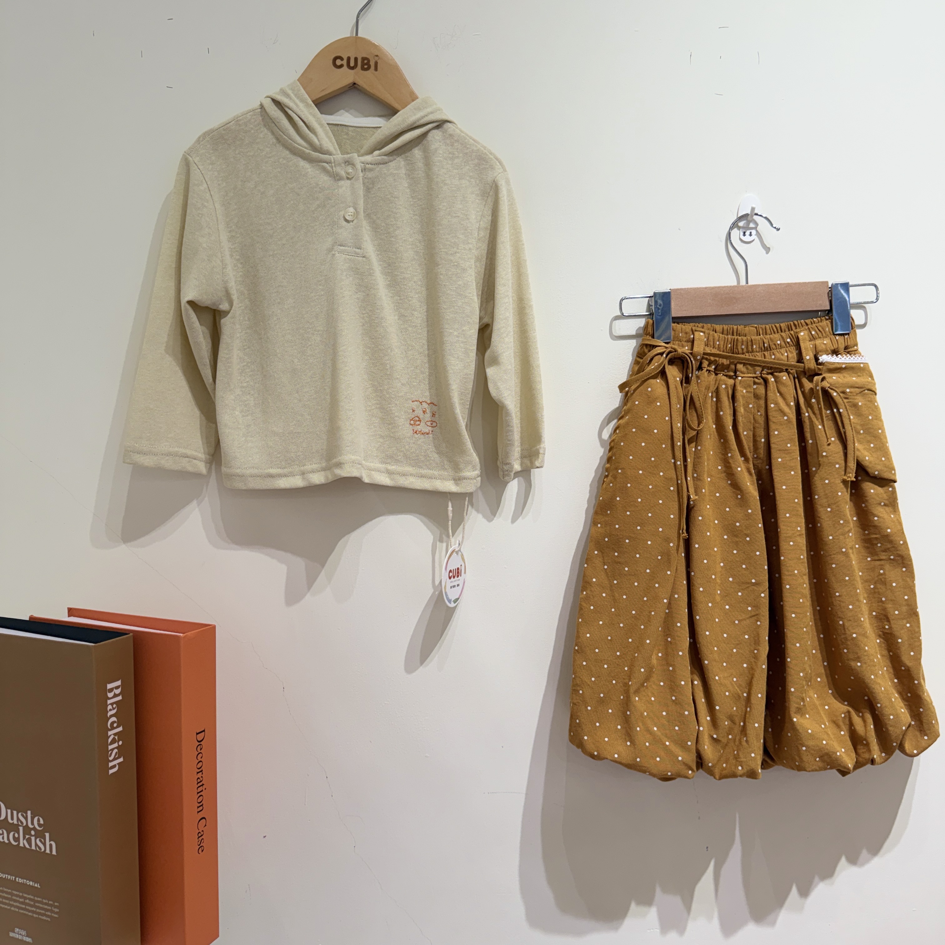 26春 黃色小波點套裝