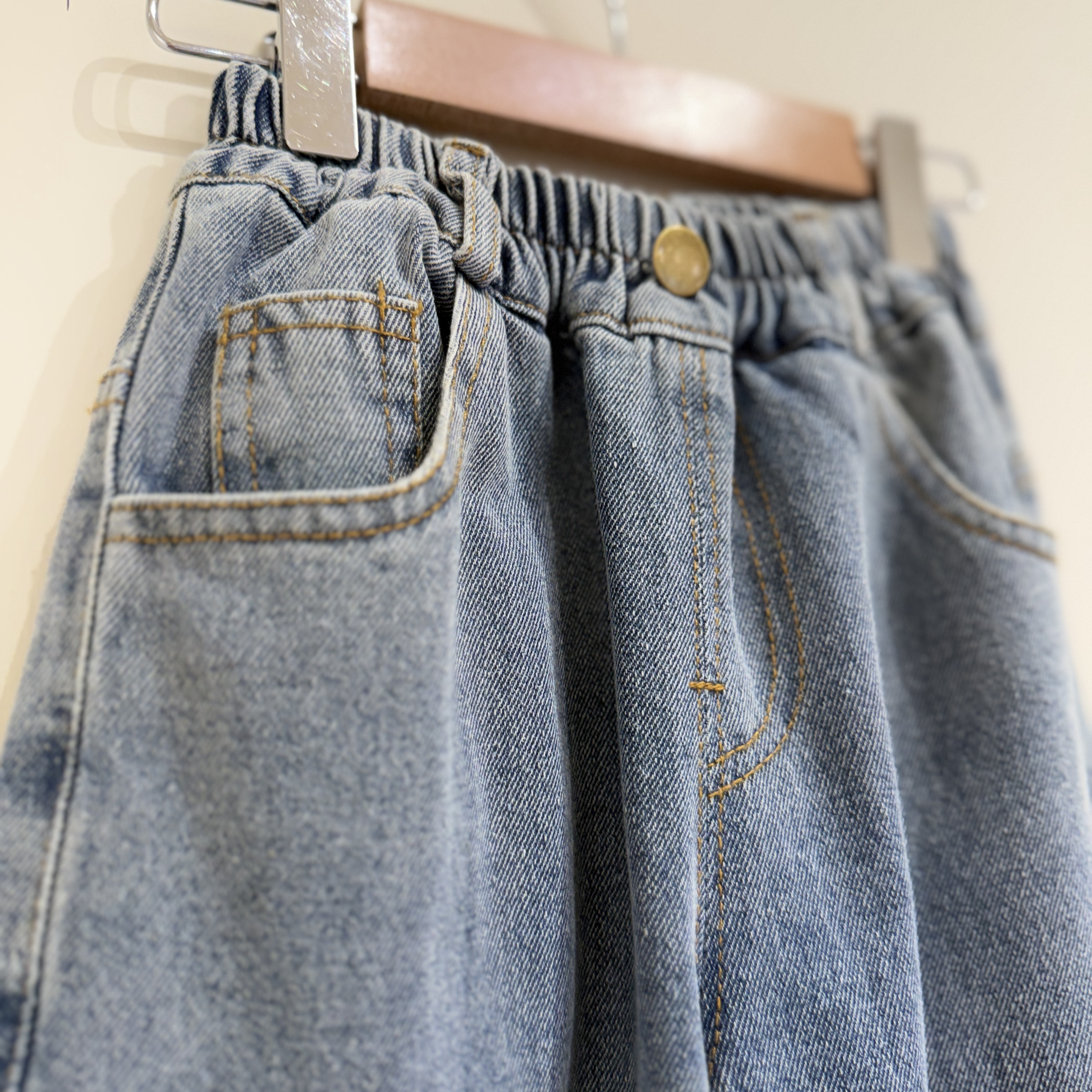 26春 寬版大口袋牛仔褲