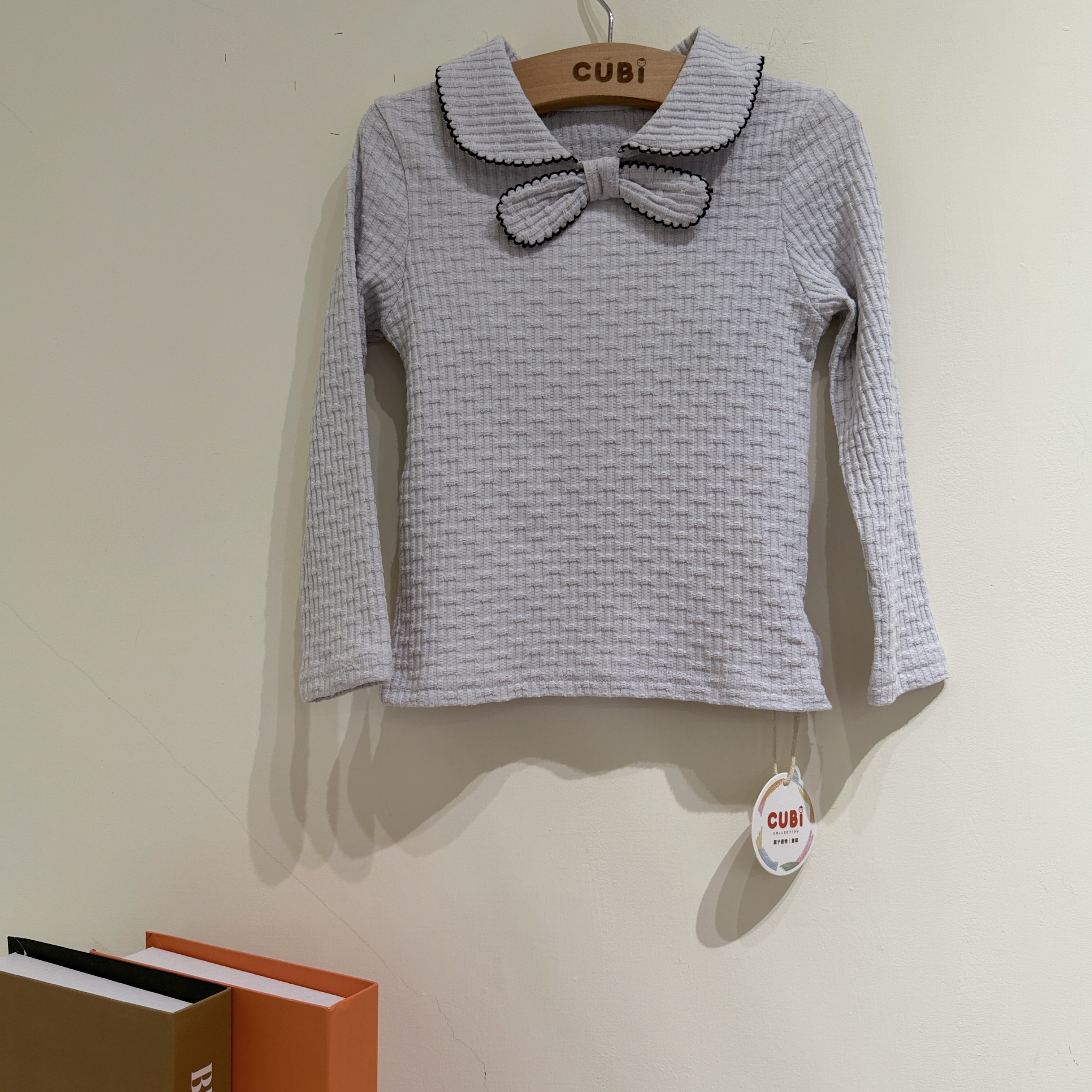 26春 蝴蝶結小翻領上衣