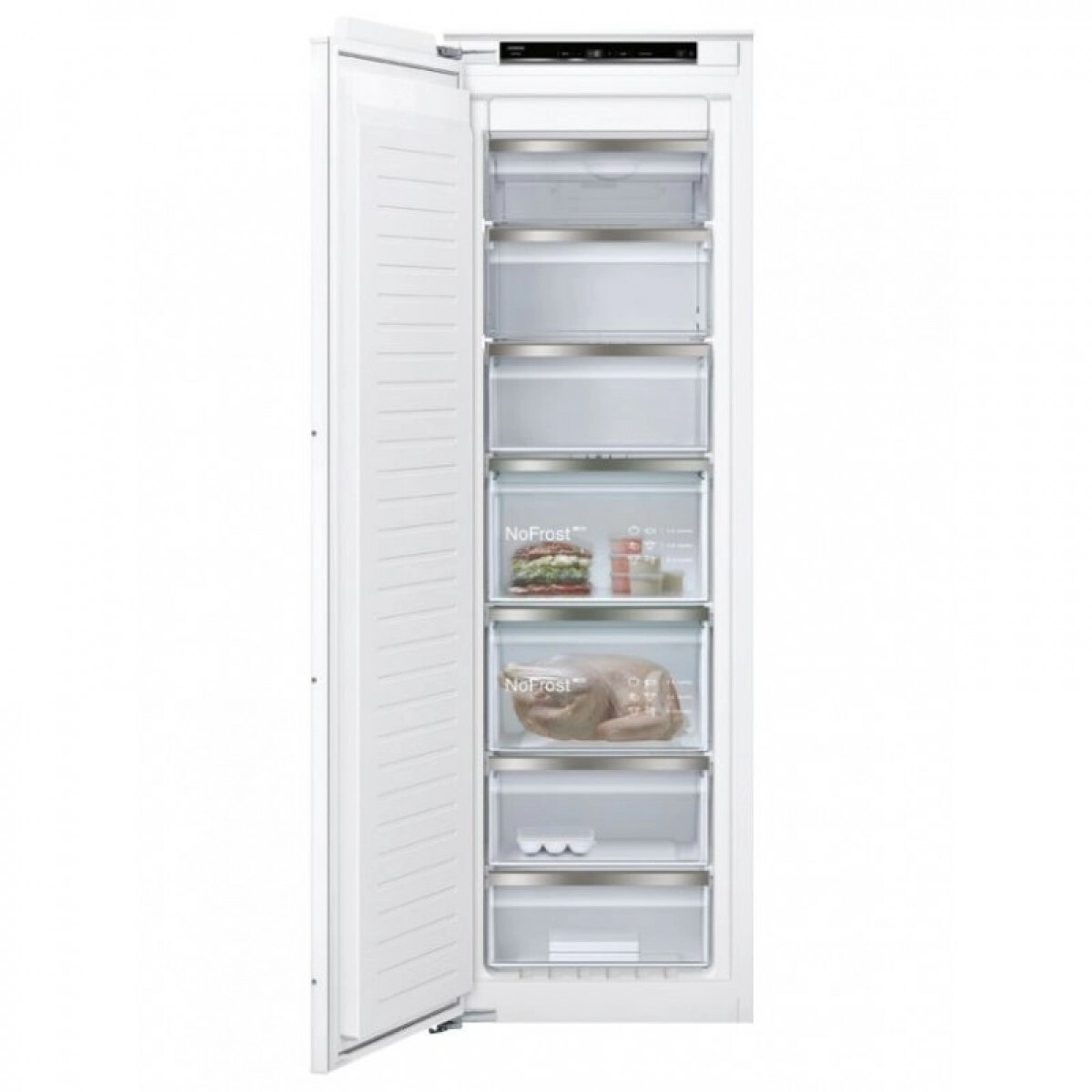 西門子 Siemens  GI81NPFE0K(可改門鉸)‧iQ700 變頻嵌入式單門冷凍櫃‧德國製造‧211L‧香港行貨,原廠2年全機,5年壓縮機保養‧