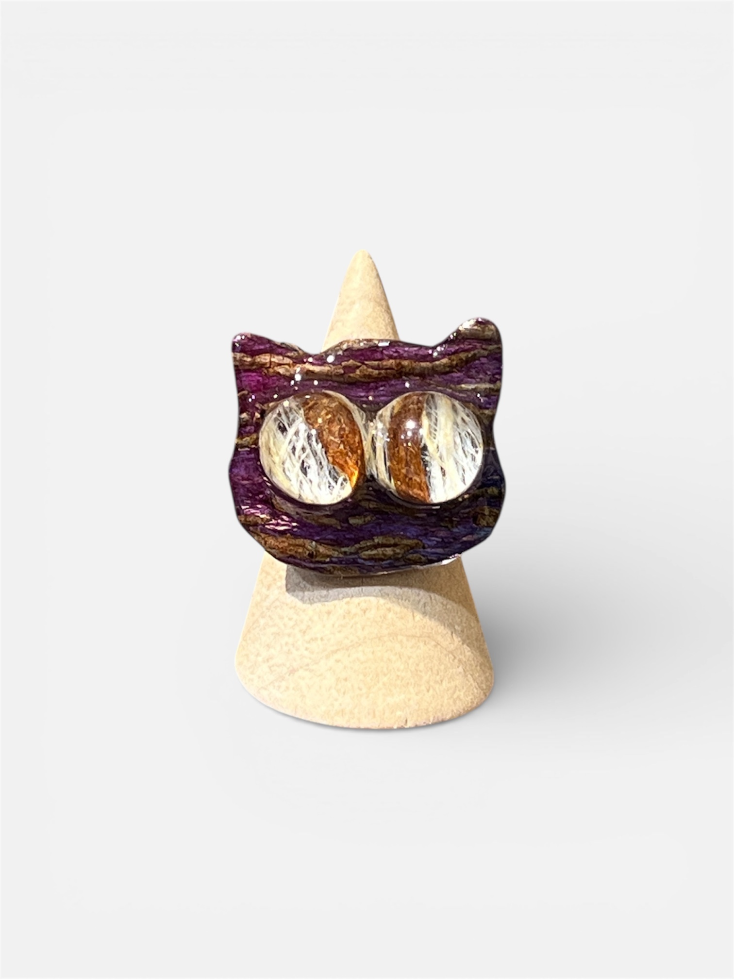 The Lovely Ring｜構樹皮戒指－貓咪系列