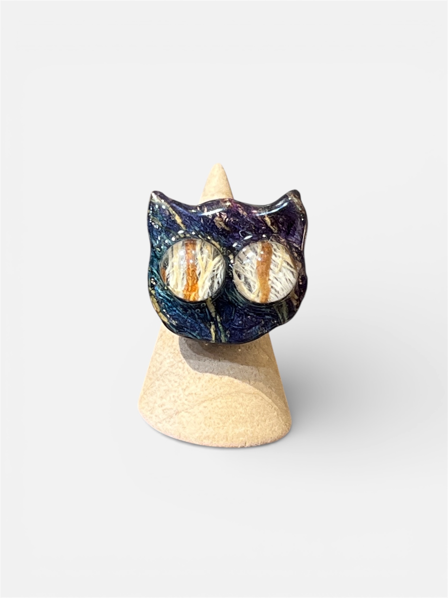 The Lovely Ring ｜Paper Mulberry Bark Series cat's Ring
