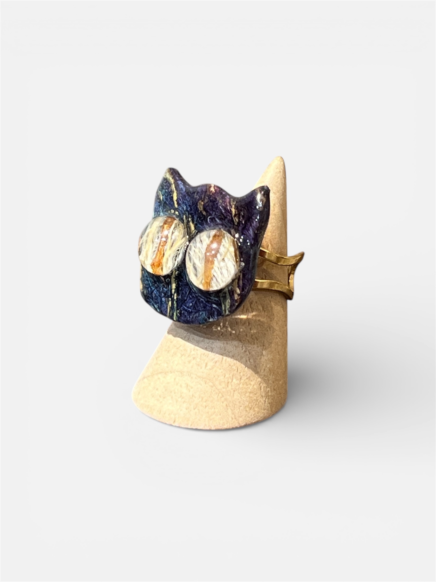 The Lovely Ring ｜Paper Mulberry Bark Series cat's Ring
