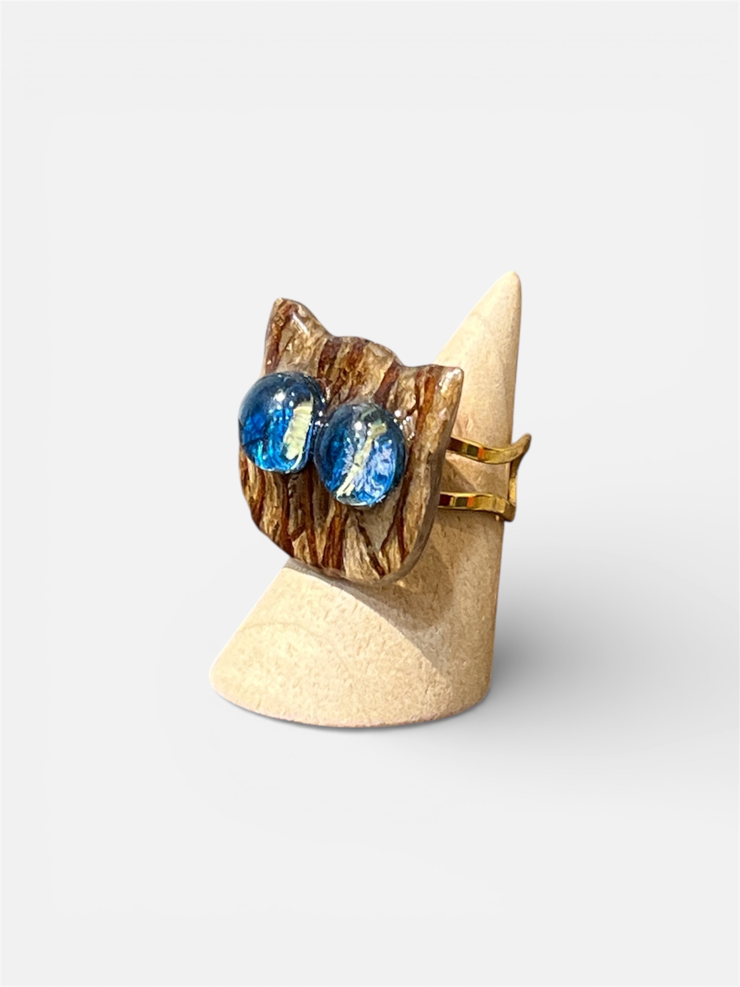 The Lovely Ring｜構樹皮戒指－貓咪系列