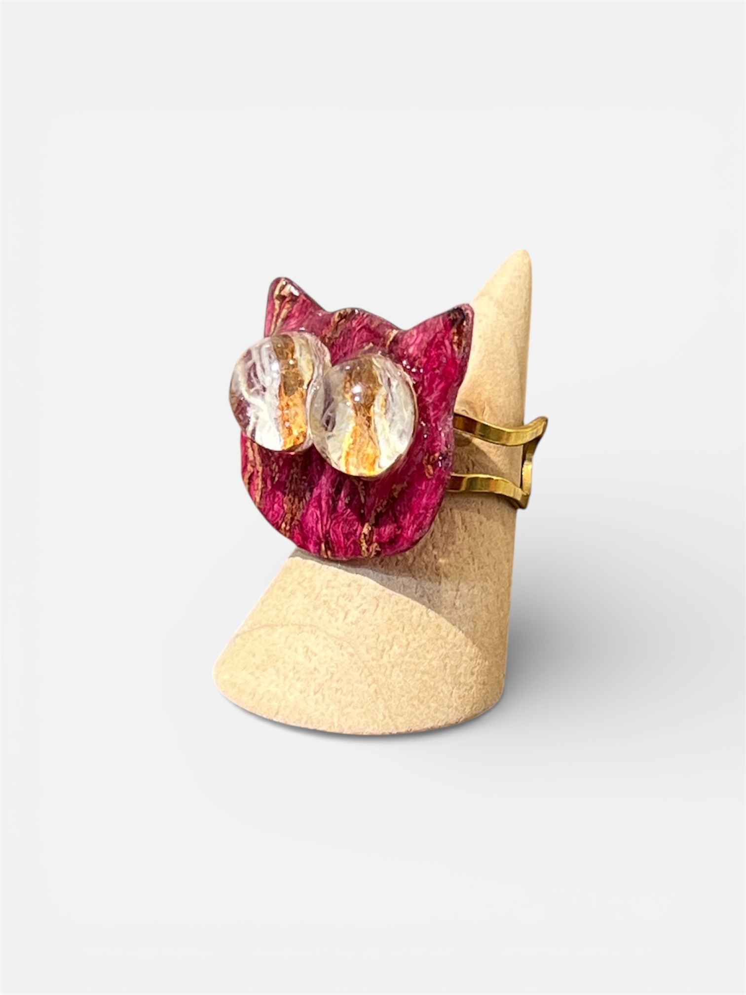 The Lovely Ring｜構樹皮戒指－貓咪系列