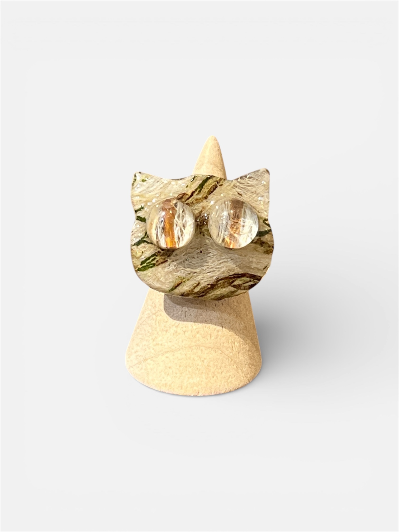 The Lovely Ring｜構樹皮戒指－貓咪系列