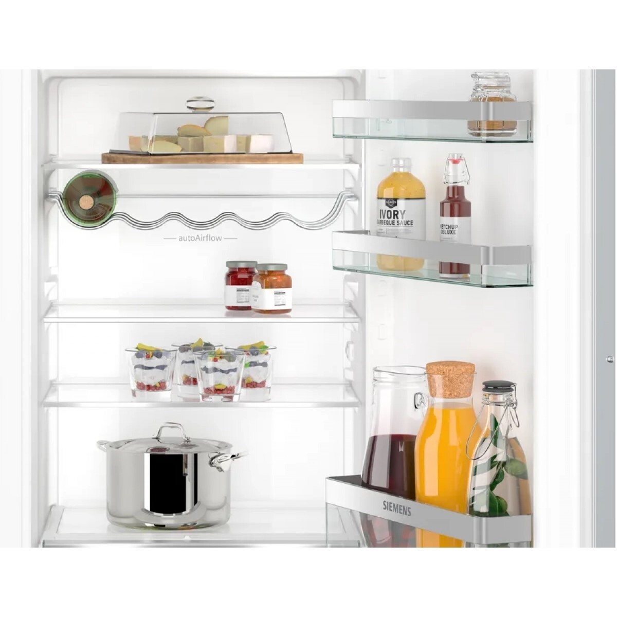 西門子 Siemens   KI42LADD1K(可改門鉸)‧iQ500智能變頻‧嵌入式單門雪櫃(內置冰格)‧德國製造‧172L‧香港行貨,原廠2年全機,5年壓縮機保養‧