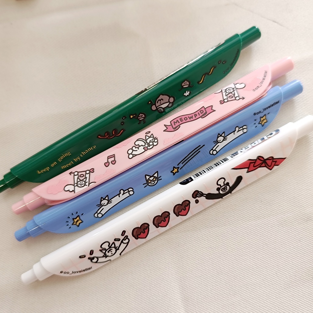 寫情書的人．CLIPEN 可夾中性原子筆 黑芯 共四款