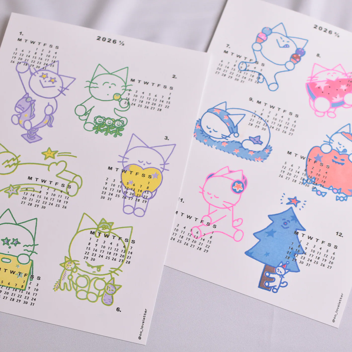 寫情書的人．2026年曆（海報版）