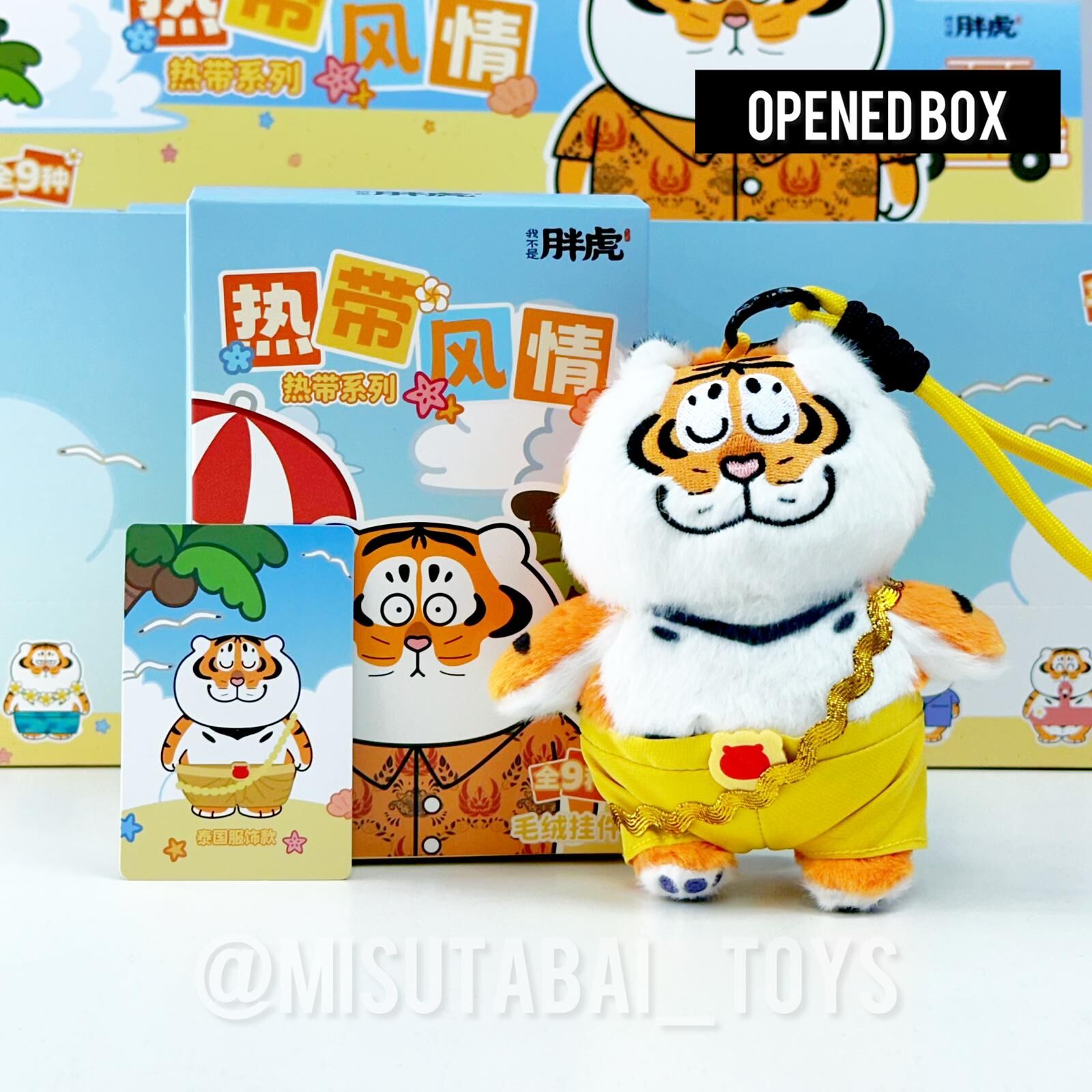 Alexander the Fat Tiger Ever-Changing Series Plush Keychain Blind Box (LDCX)