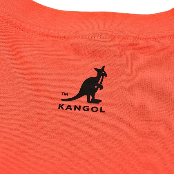 【下殺↘ $399】KANGOL 短袖 短T 橘紅 黑LOGO 中性 男女 6225102450