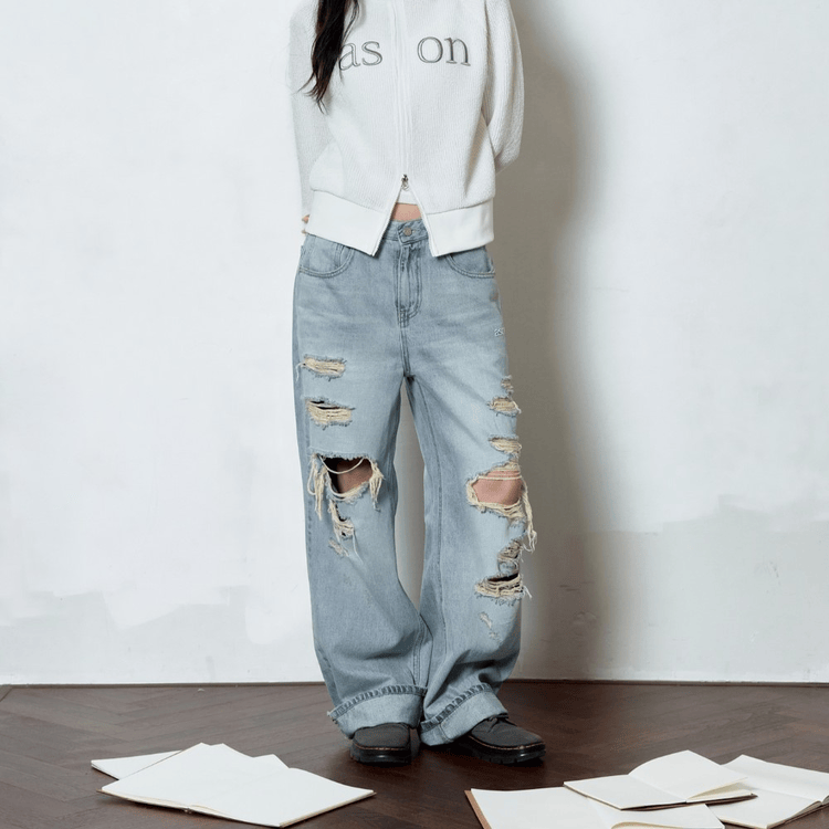 ASON｜已斷貨但幫到大家訂既搶手春季新品SKY DAMAGE PANTS