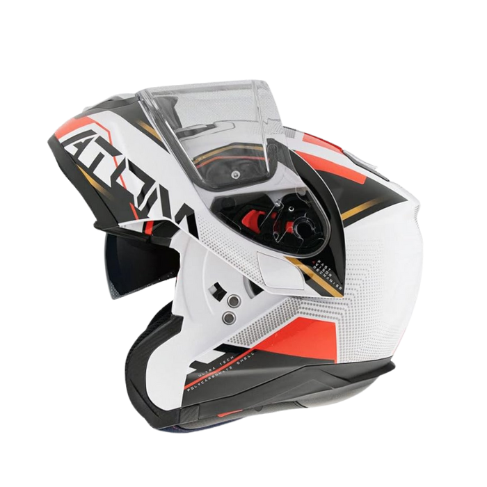 MT HELMETS ATOM SV QUARK B5 GLOSS PEARL WHITE 亮面