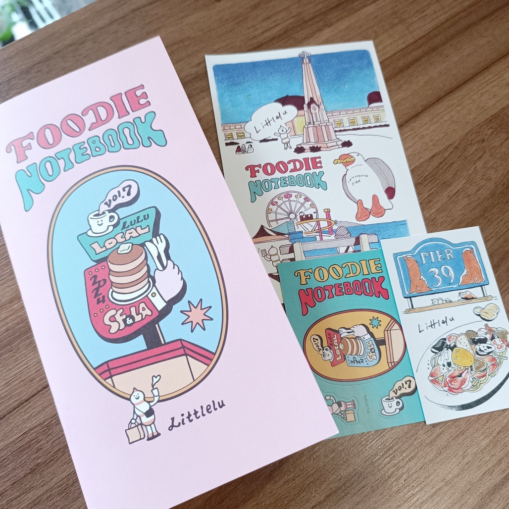 日本little lu．Foodie Notebook Vol.7 原創畫冊