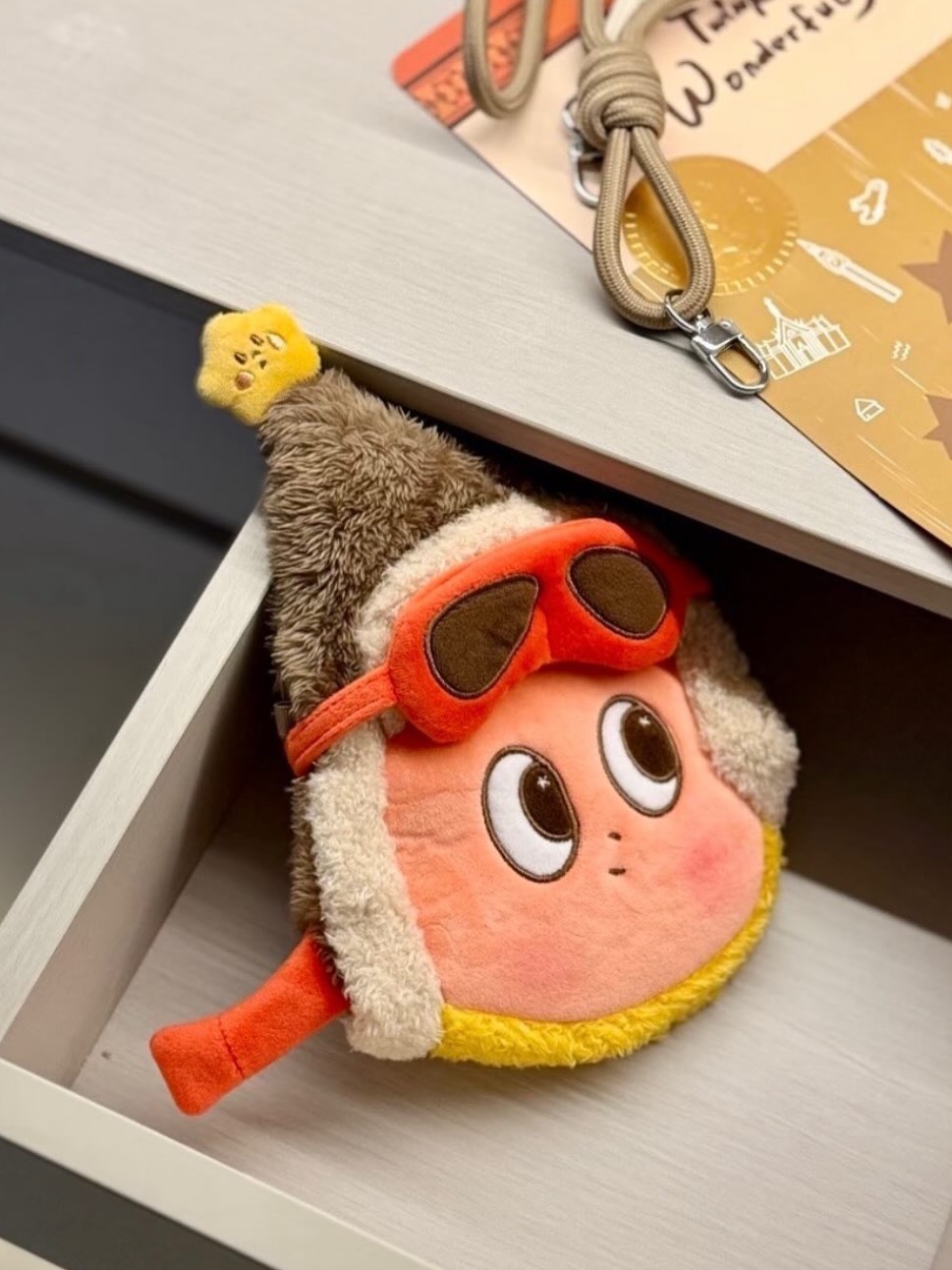 正版授權 星星人 毛絨小包