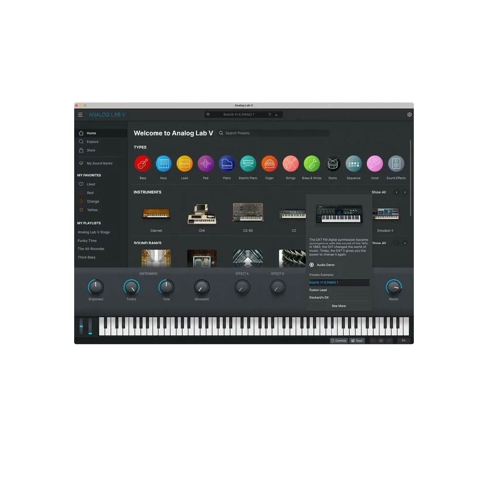 Arturia Arturia / Analog Lab V 合成器音源軟體 (序號下載版 ) — 三峽鍵盤 / 鋼琴｜YA! 玩音樂