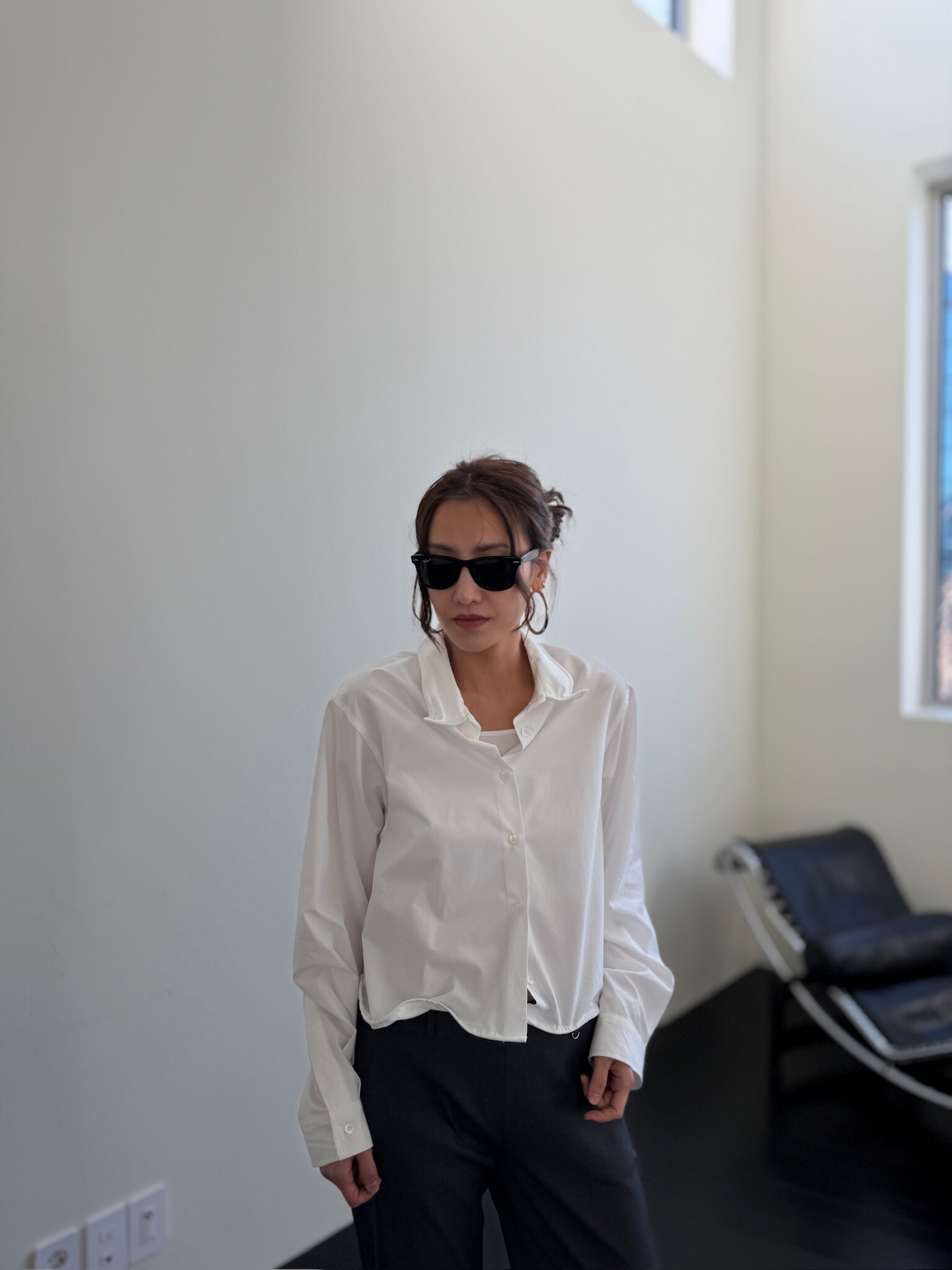 Twisted hem wire shirt