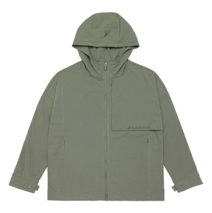 【下殺↘ $599】KANGOL 外套 淺綠 連帽 中性 6225142071