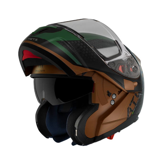 MT HELMETS ATOM SV ADVENTURE B6 MATT GREEN  消光面