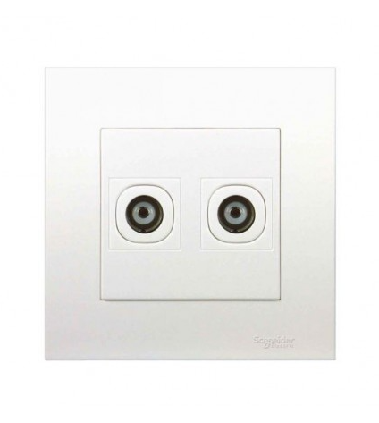 VIVACE(元雅)雙位電視天線插座-[KB32TV-WE]