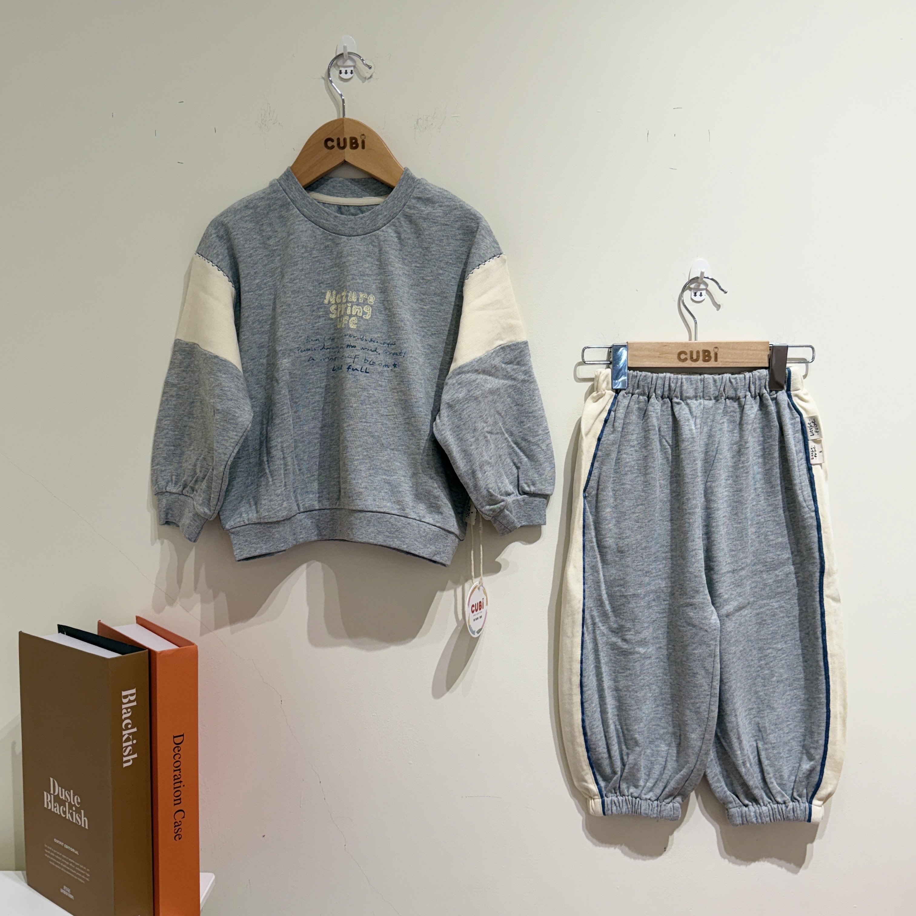 26春 圓領拼色套裝