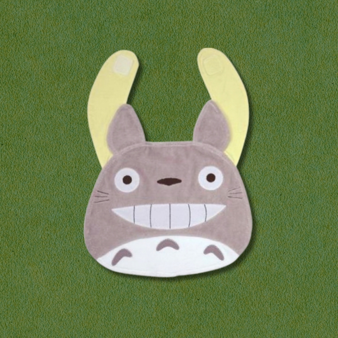 圍兜 大龍貓 笑臉