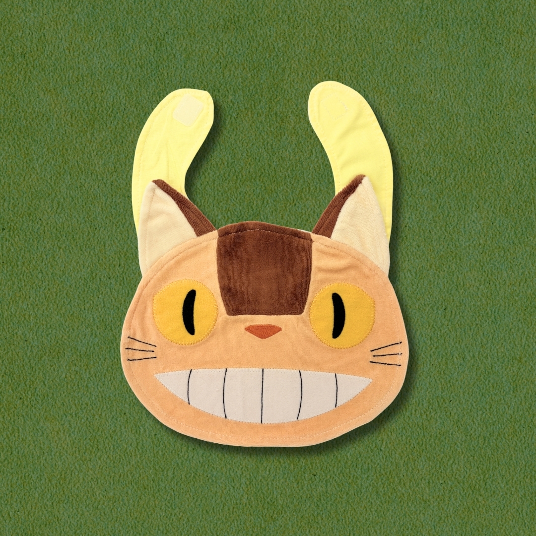 圍兜 貓巴士 笑臉