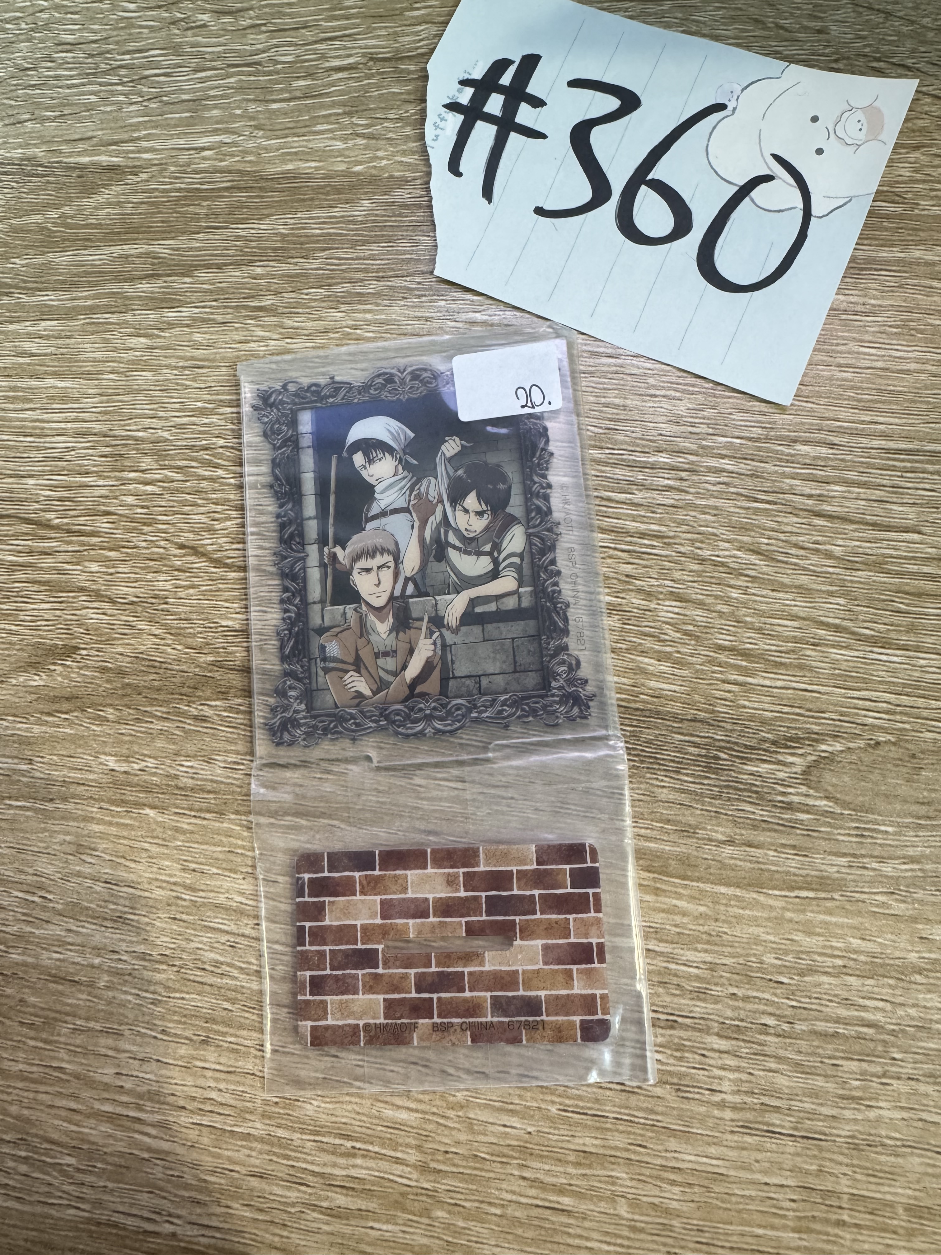 進擊的巨人  3人 立牌#360