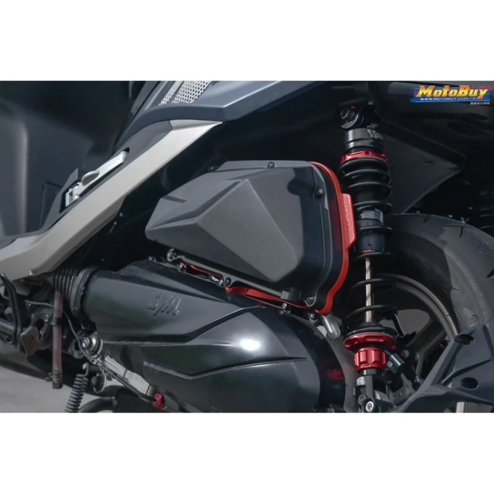 【KOSO】空濾蓋 膠條 高流量 空濾 進氣 外蓋 卡夢 壓花紋路 紅DRG/JETS/JETSR/JETSL