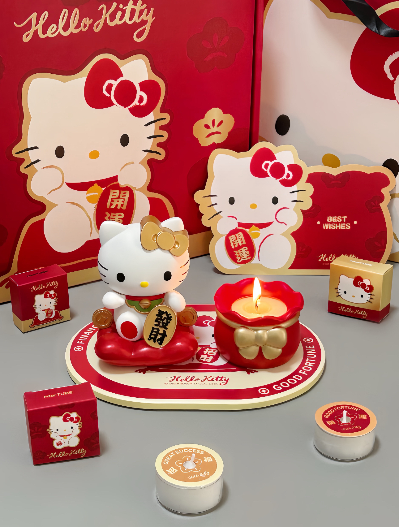 【 預購 】Hello Kitty 小招財貓御守擺飾