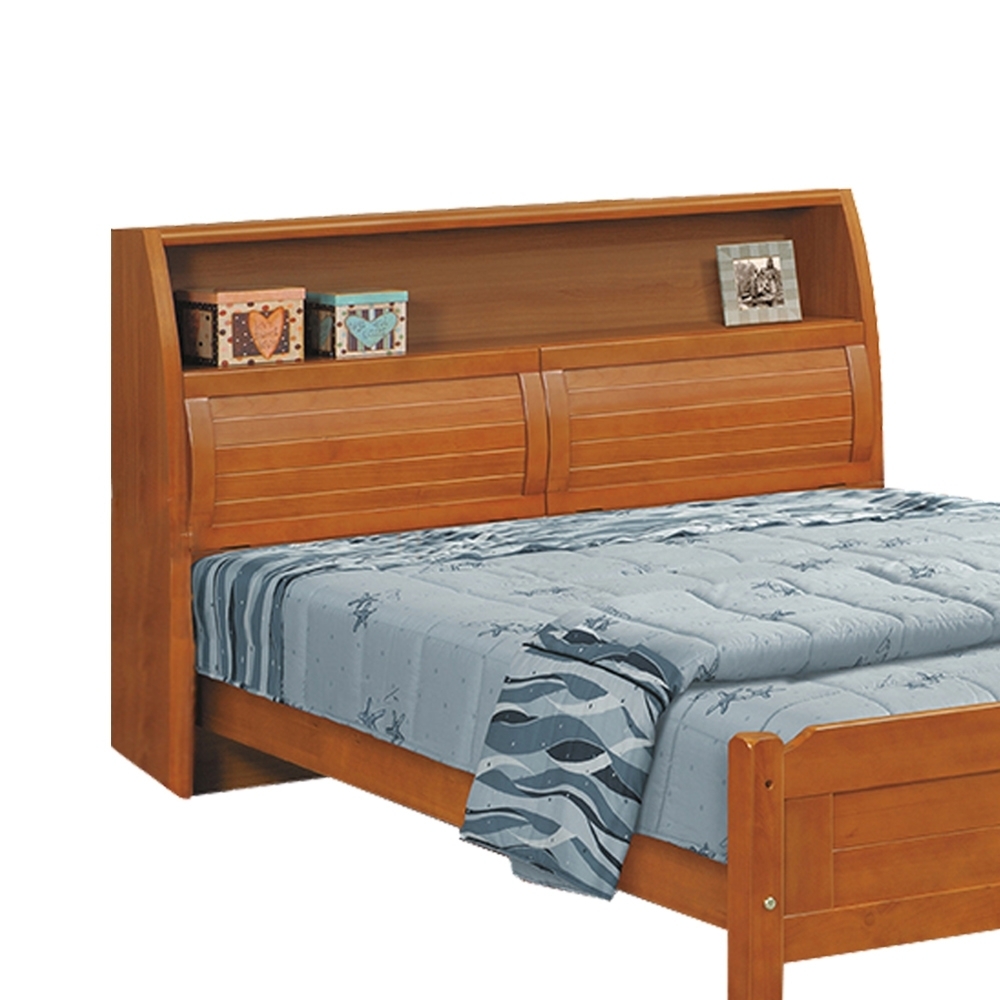 柏蒂家居-艾莉雅5尺實木雙人床頭箱