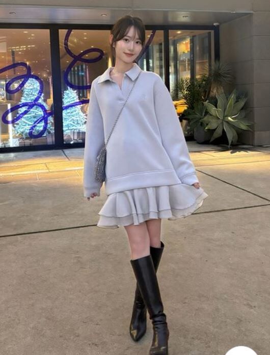 [預購] SNIDEL 小翻領短版洋裝