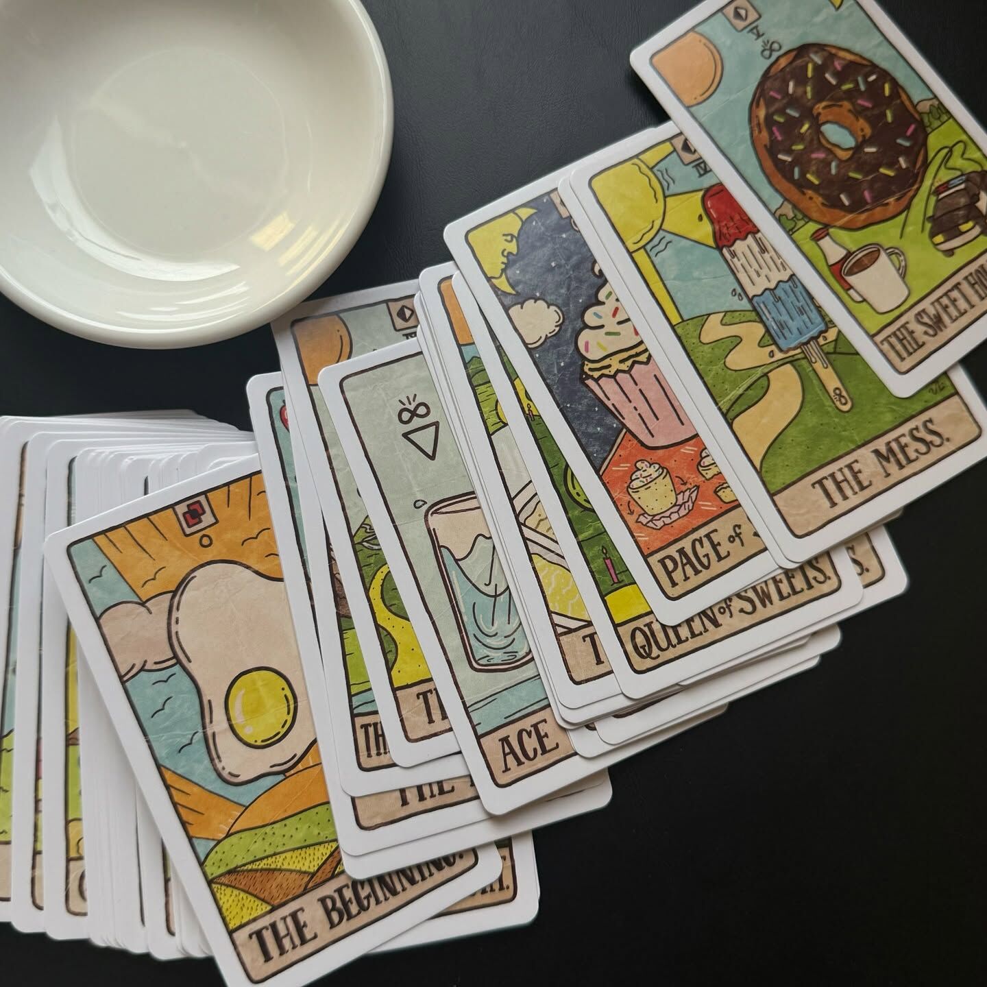 [原石] Food Fortunes 食物轉盤占卜卡 塔羅牌