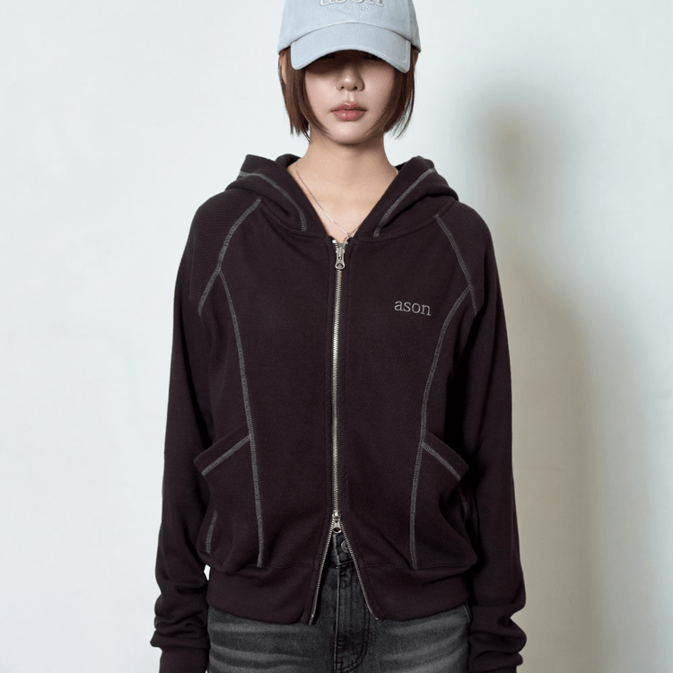 ASON｜11/2官網先上架26春季新款BUNNY TRAINING HOOD ZIP-UP [3 colors]