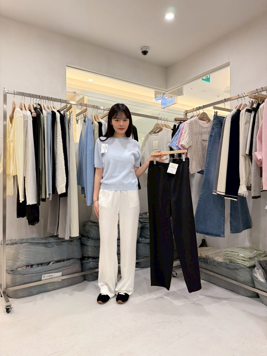 MB5520 醋酸直筒休閒褲 *特價* (優惠碼同充值購物金不適用)