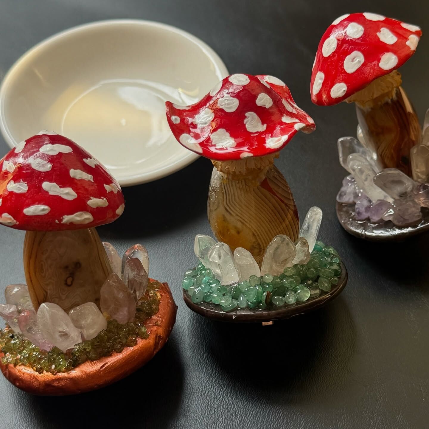 [原石] 水晶蘑菇USB燈