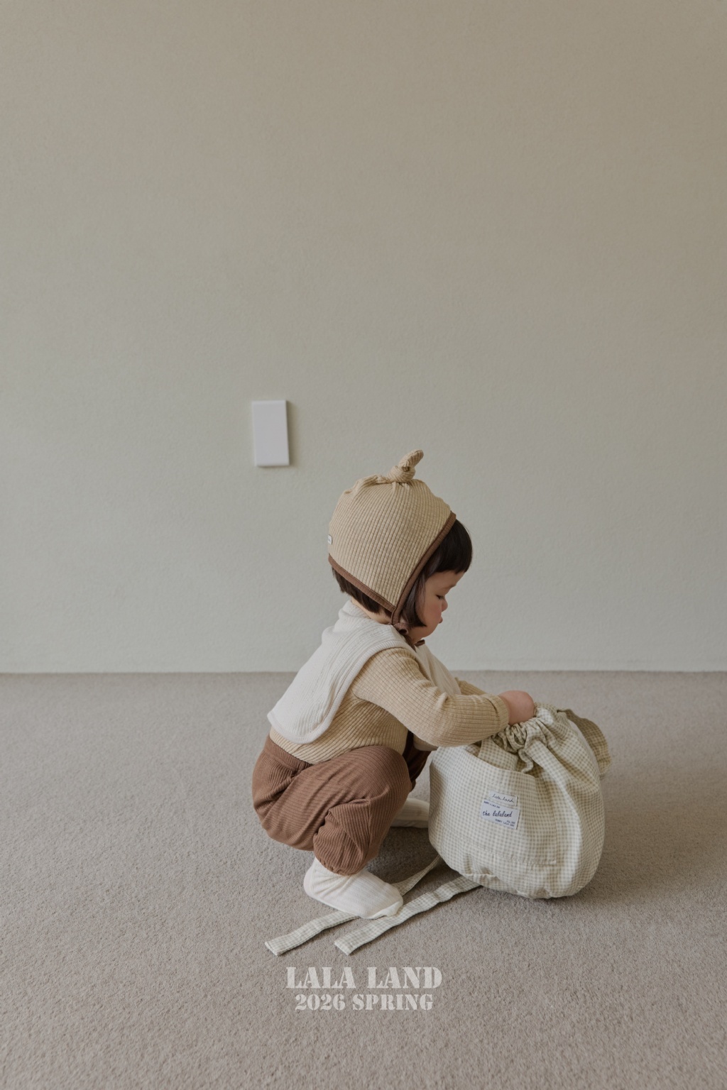 韓國🇰🇷 LALA LAND 格子後背包