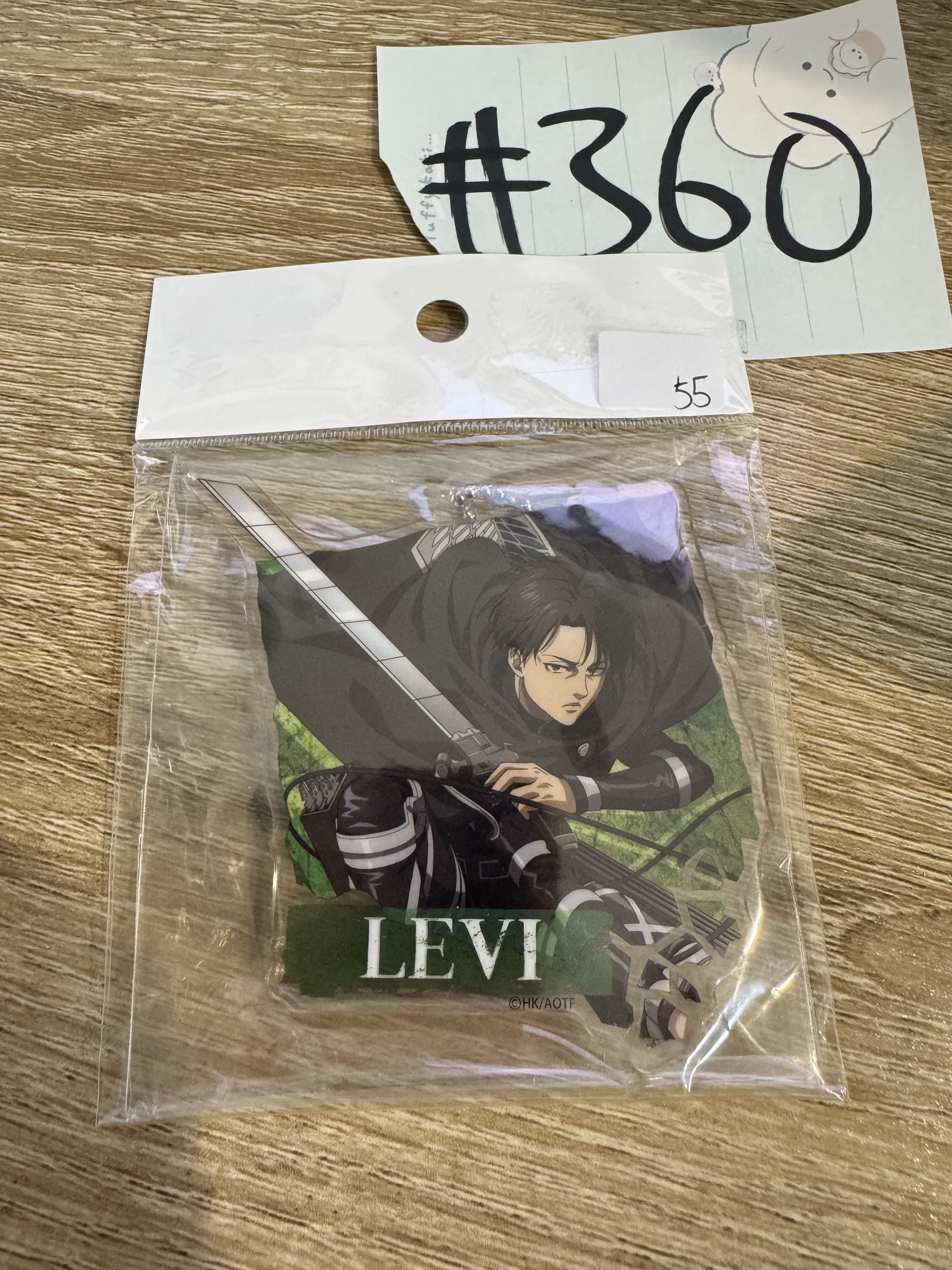 進擊的巨人  LEVI 掛件#360