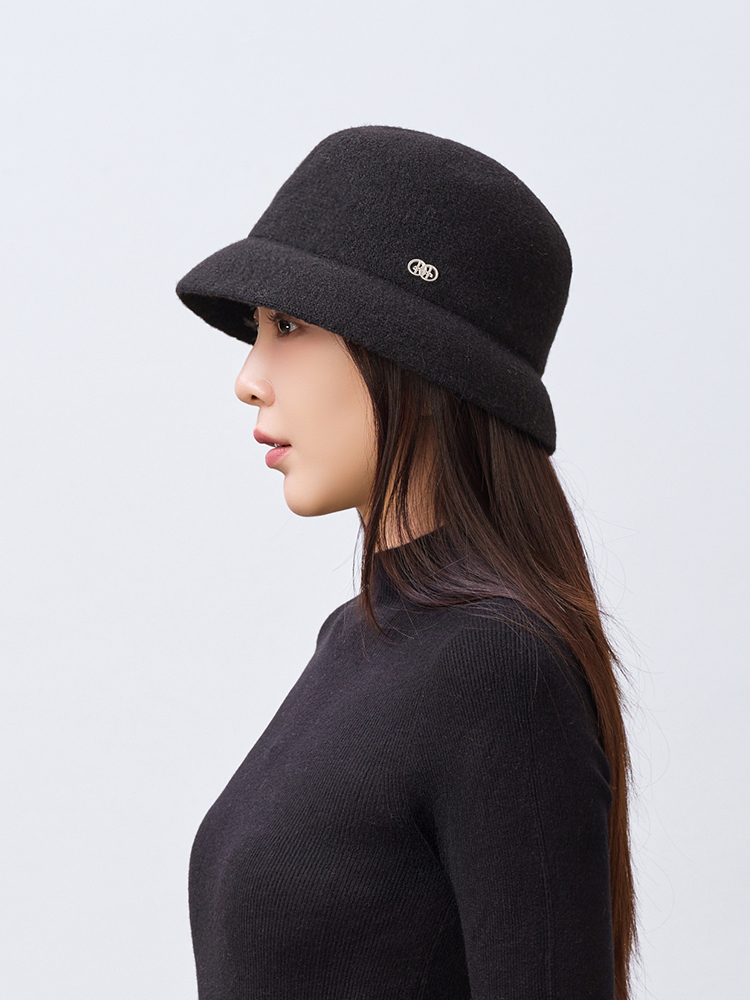 OH!HER 小復古保暖可調式漁夫帽 2503（30.2%羊毛）