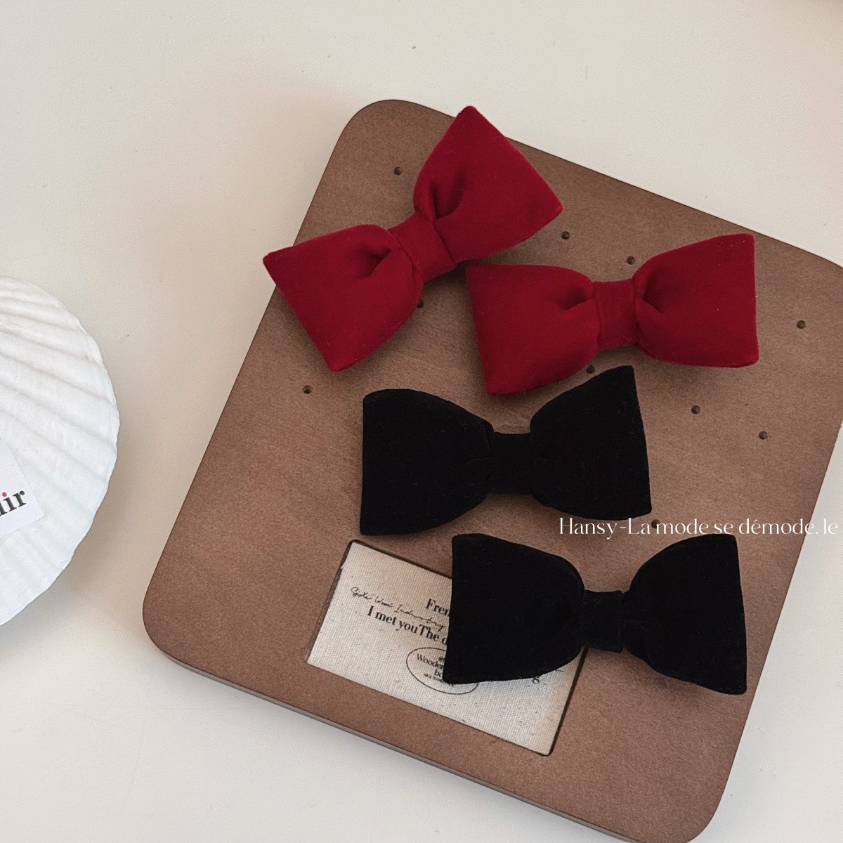 No.9229 法式立體蝴蝶結髮夾