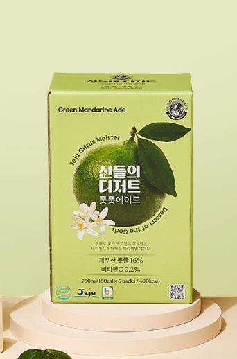 DA69 Jeju Citrus Meister Green Mandarine Ade (150ml*5 Packs)