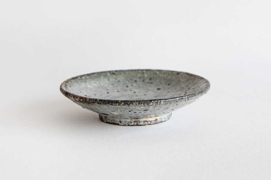 八田亨 - 白掛4寸皿